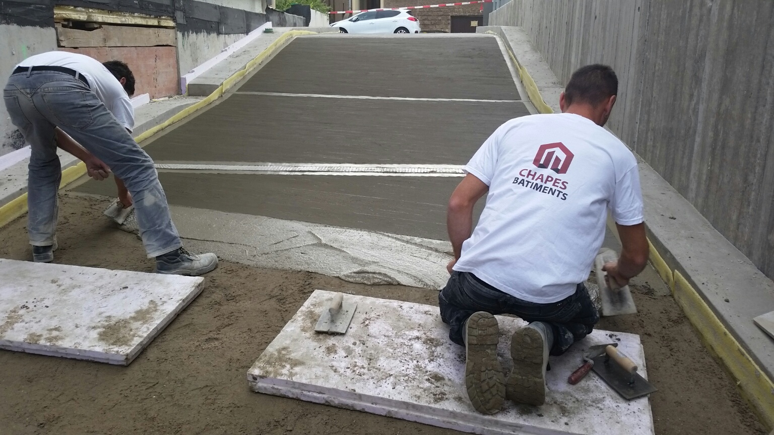 Sol industriel - Chantier